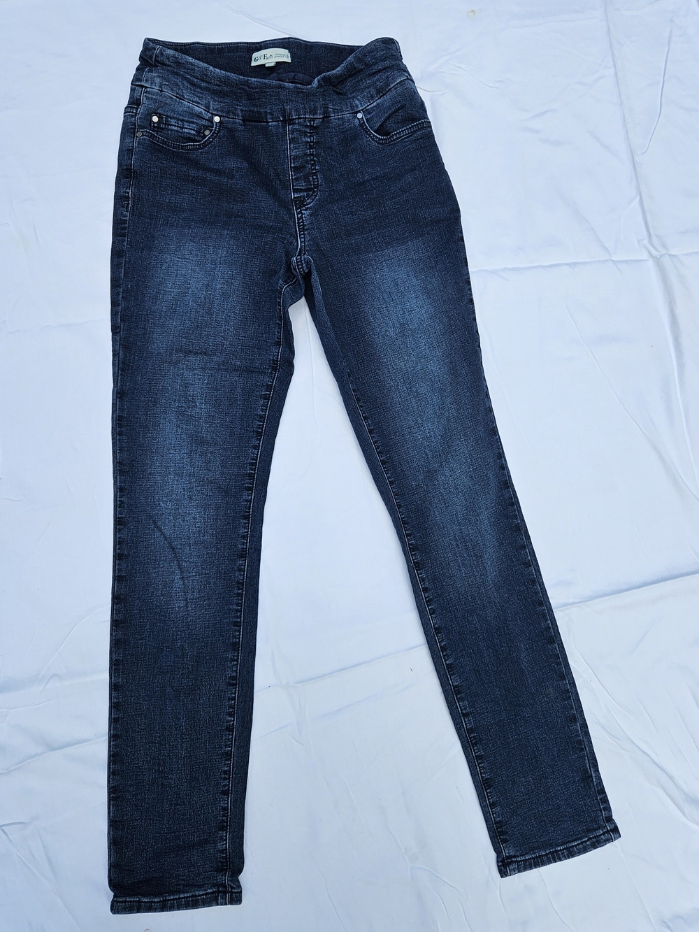 Go Fish Clothing Co Pull On Denim Jeggings Dark Wash Skinny Jeans Women's Size 4